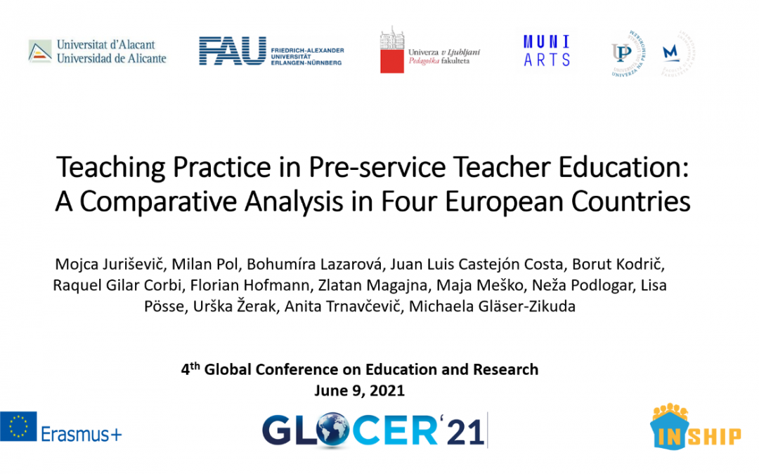 PRESENTING RESULTS FROM INSHIP PROJECT ON THE GLOBAL CONFERENCE ON EDUCATION AND RESEARCH